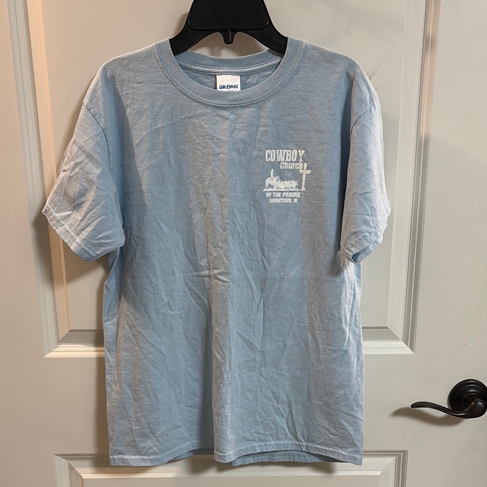 GILDAN Ultra Cotton Youth Cowboy Church of the Prairie Short Sleeve T-Shirt
